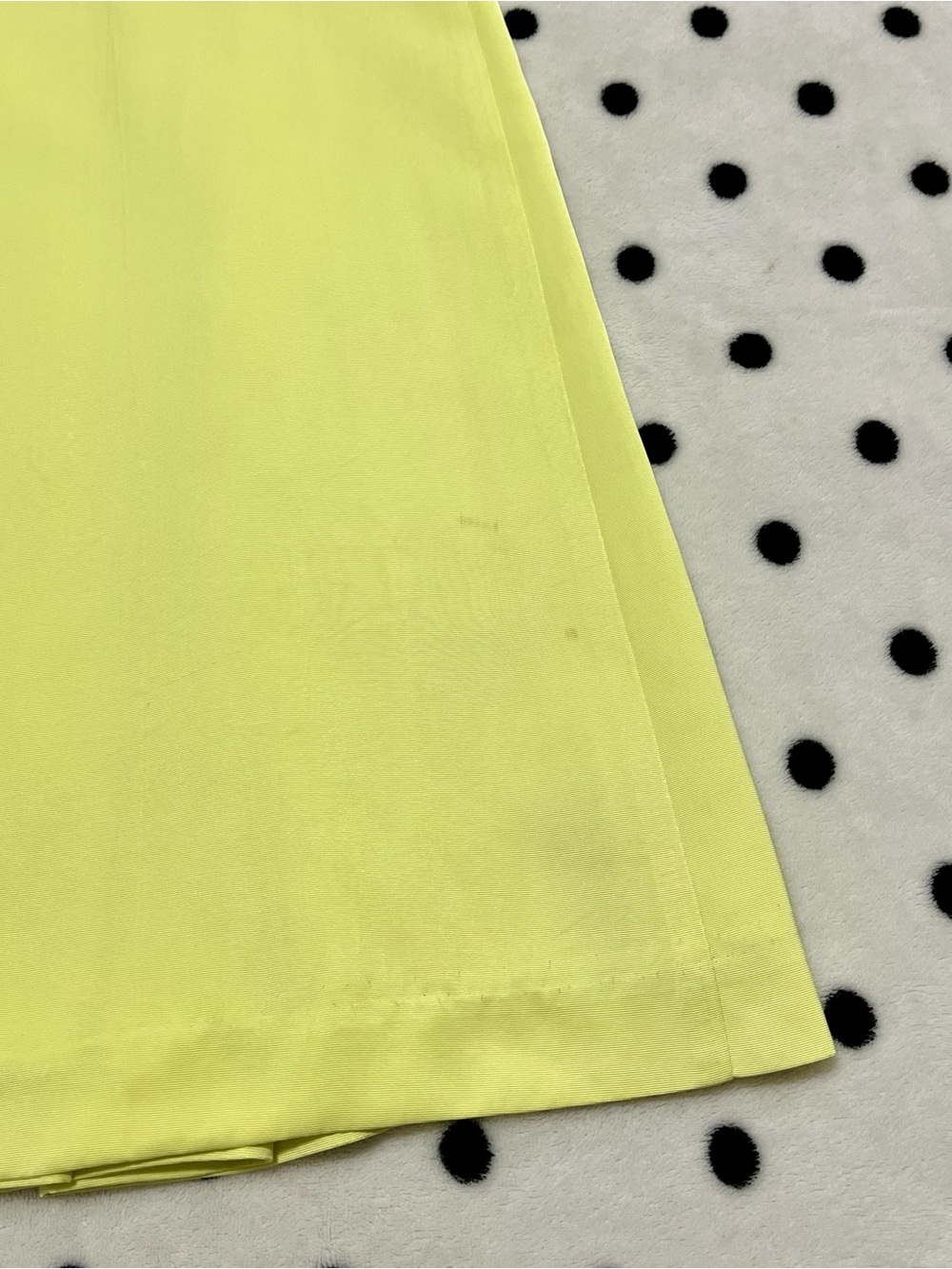 Worthington Neon Yellow Pleated A-Line Skirt Size 12 - Picture 11 of 12
